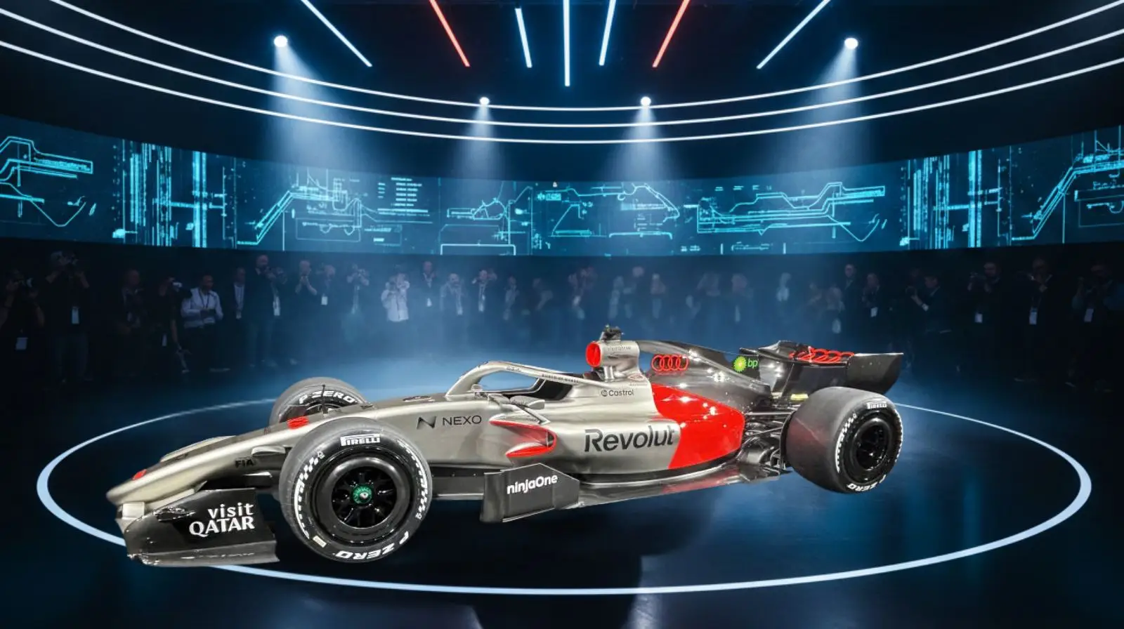 Audi Revolut F1 Team Debuts with Stunning R26 Livery Reveal