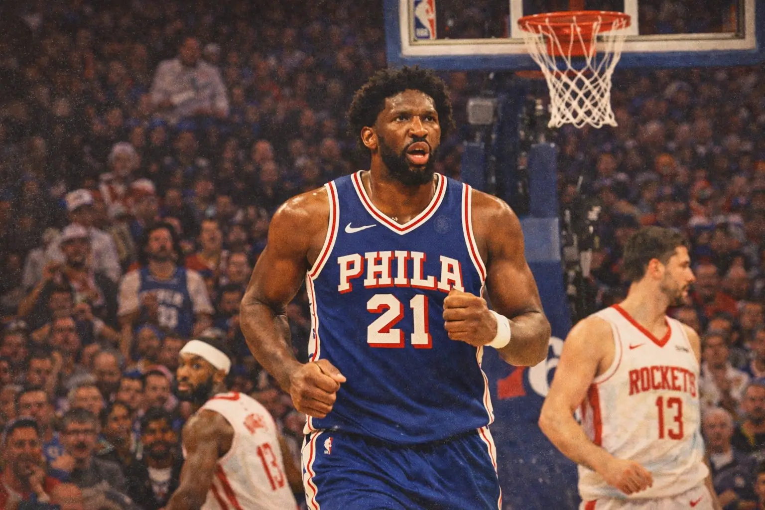 Embiid Plays 46 Minutes, Drops Triple-Double in OT Win