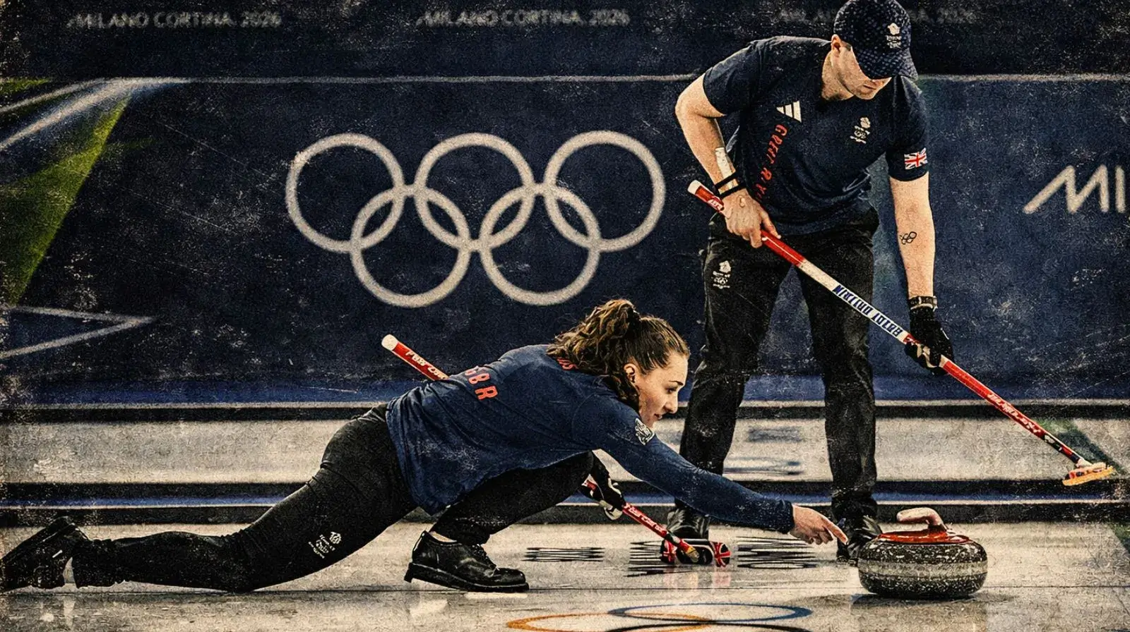 GB Curling Duo Win Opener Despite Olympic Power Cut